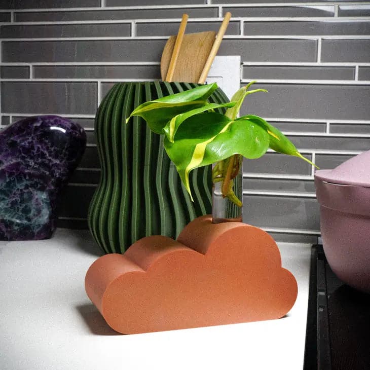 3D Printed Cloud Propagation Stand - Green Fresh Florals + Plants