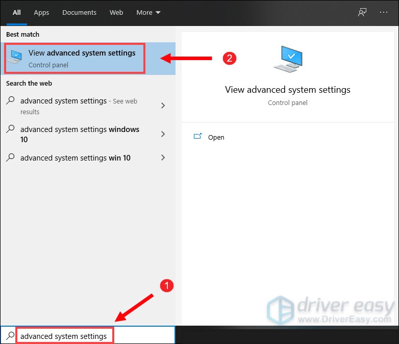 increase virtual memory to fix Modern Warfare high CPU usage issue