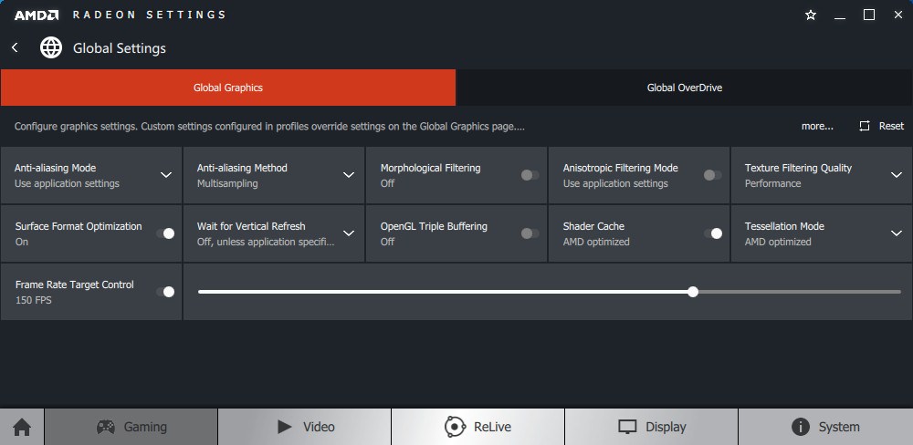 AMD Radeon Settings