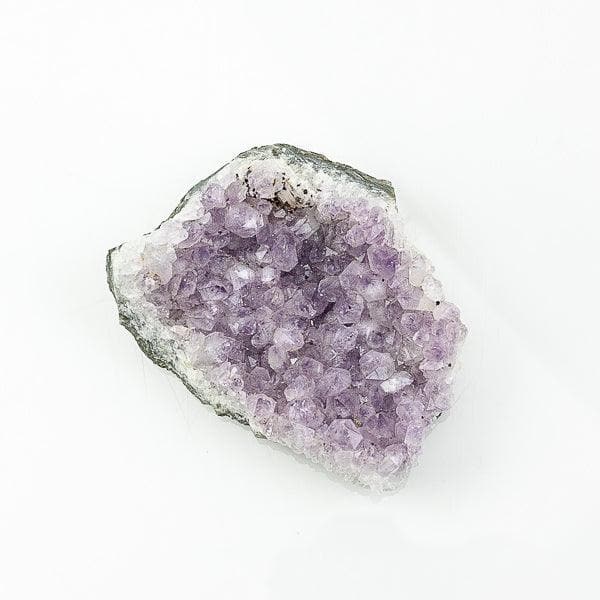 Amethyst Gemstone - Green Fresh Florals + Plants