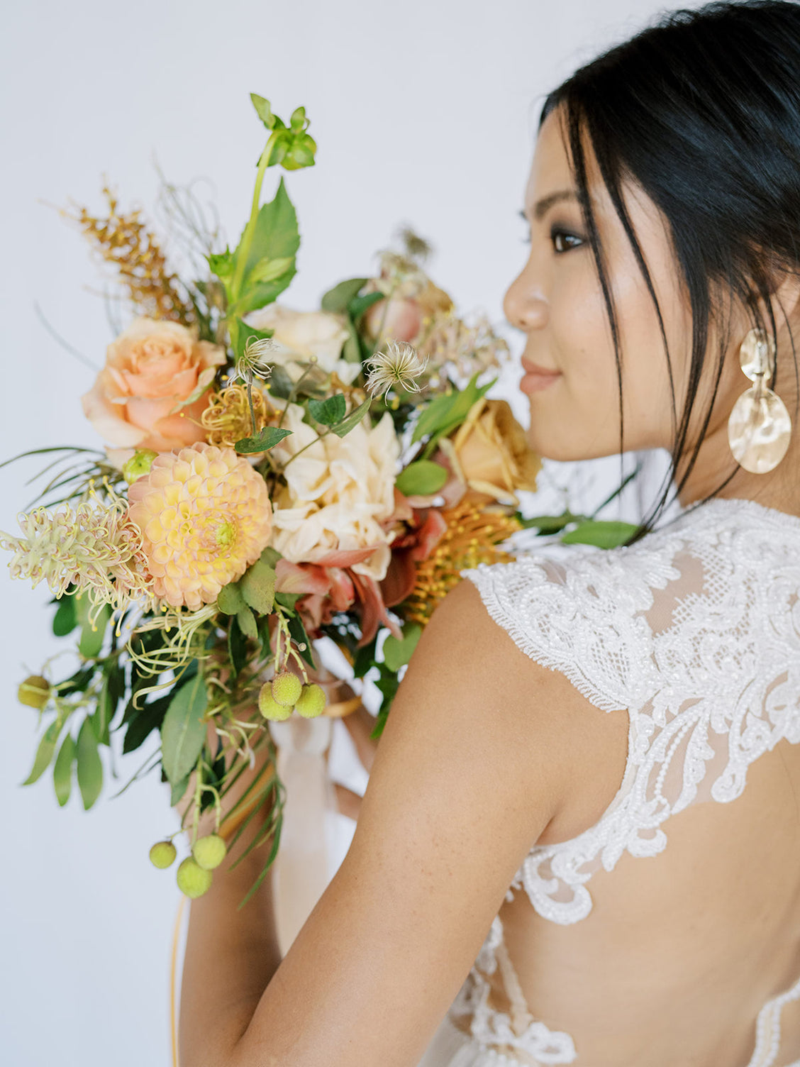 Earthy A la Carte Wedding Bridal Bouquet