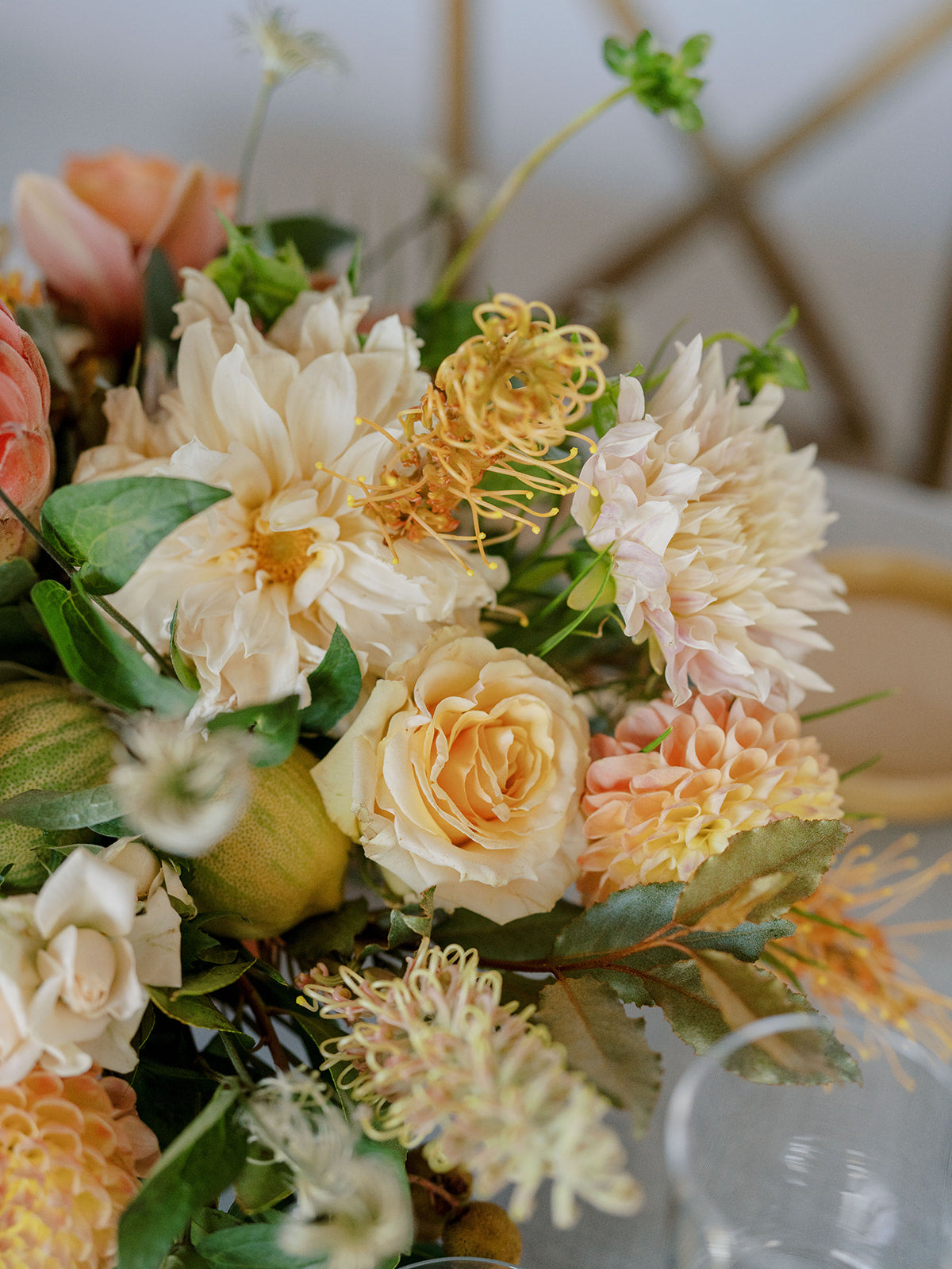 Earthy A la Carte Wedding Arrangement from Green Fresh Florals + Plants