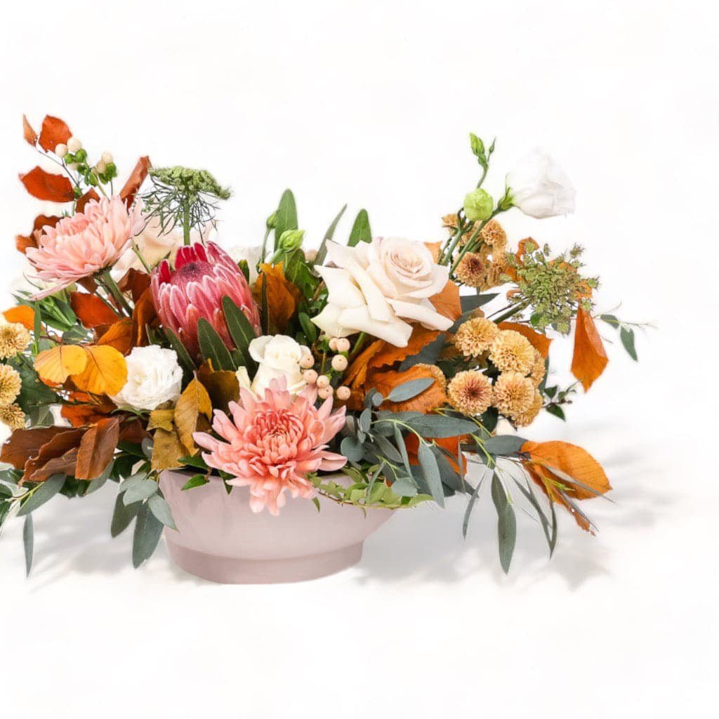 Autumn Dew Centerpiece Floral - Green Fresh Florals + Plants