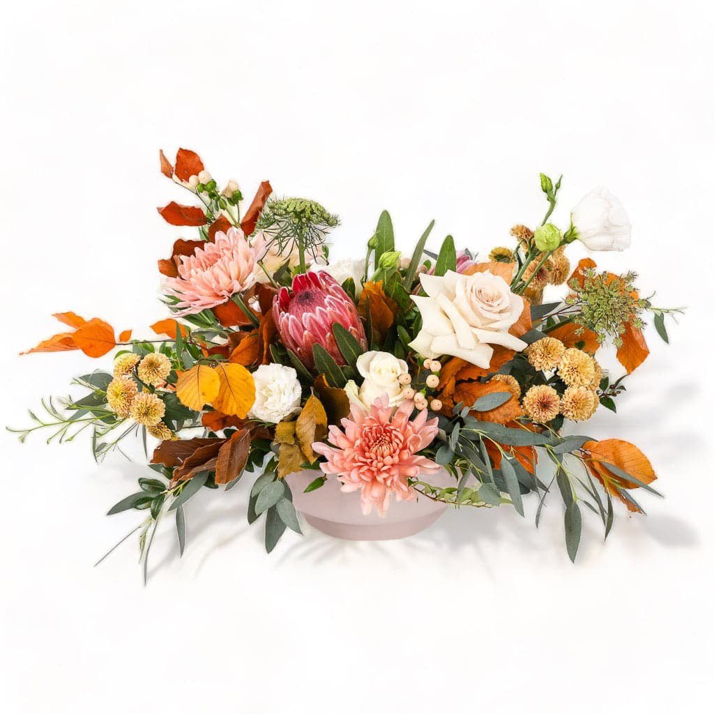 Autumn Dew Centerpiece Floral - Green Fresh Florals + Plants