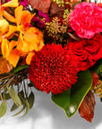 Autumn Harvest Centerpiece - Green Fresh Florals + Plants