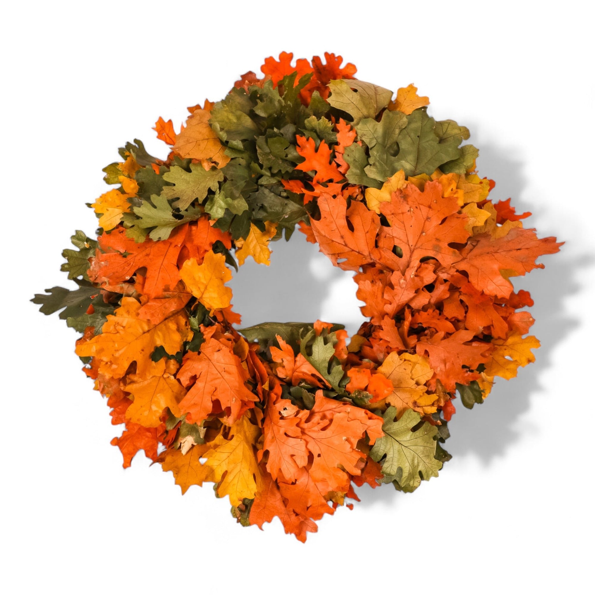 Autumn Mixed Wreath with Basil - Green Fresh Florals + Plants