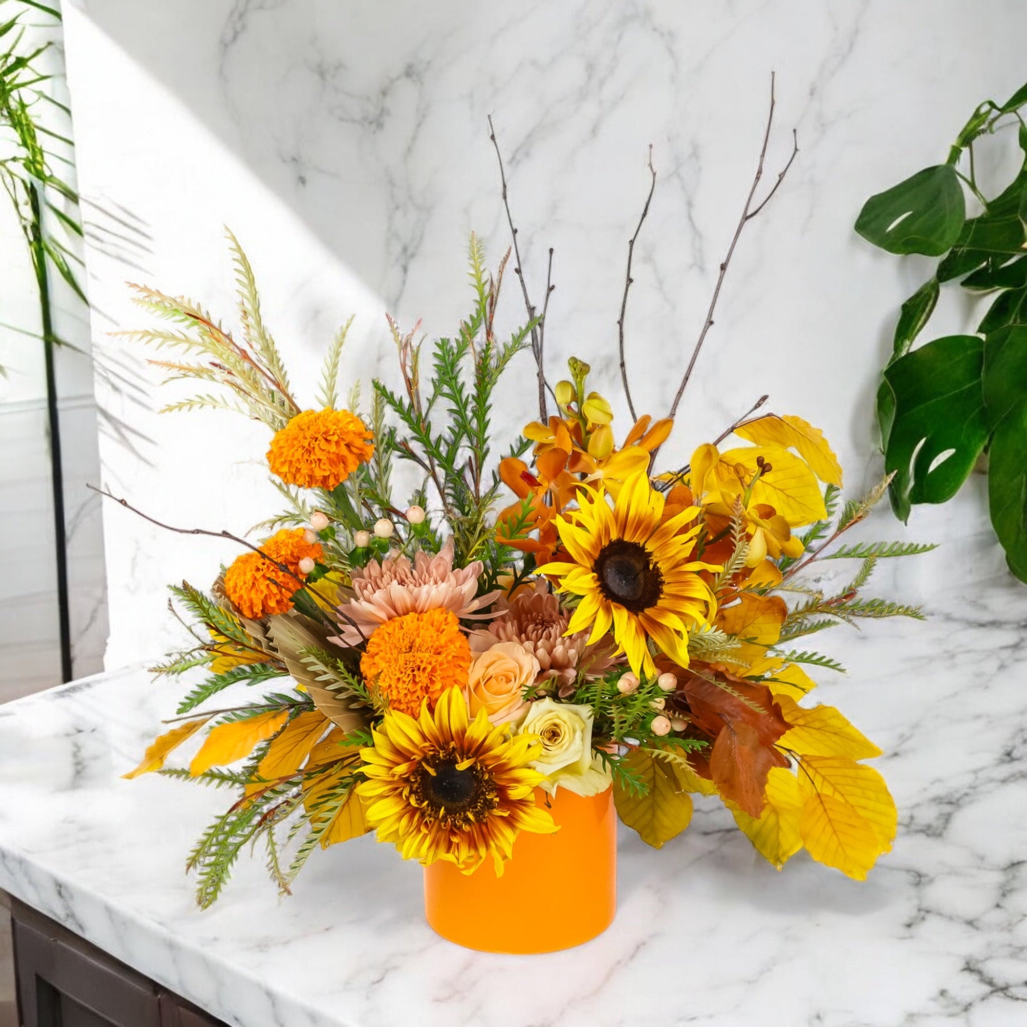 Autumn Sunset Floral - Green Fresh Florals + Plants