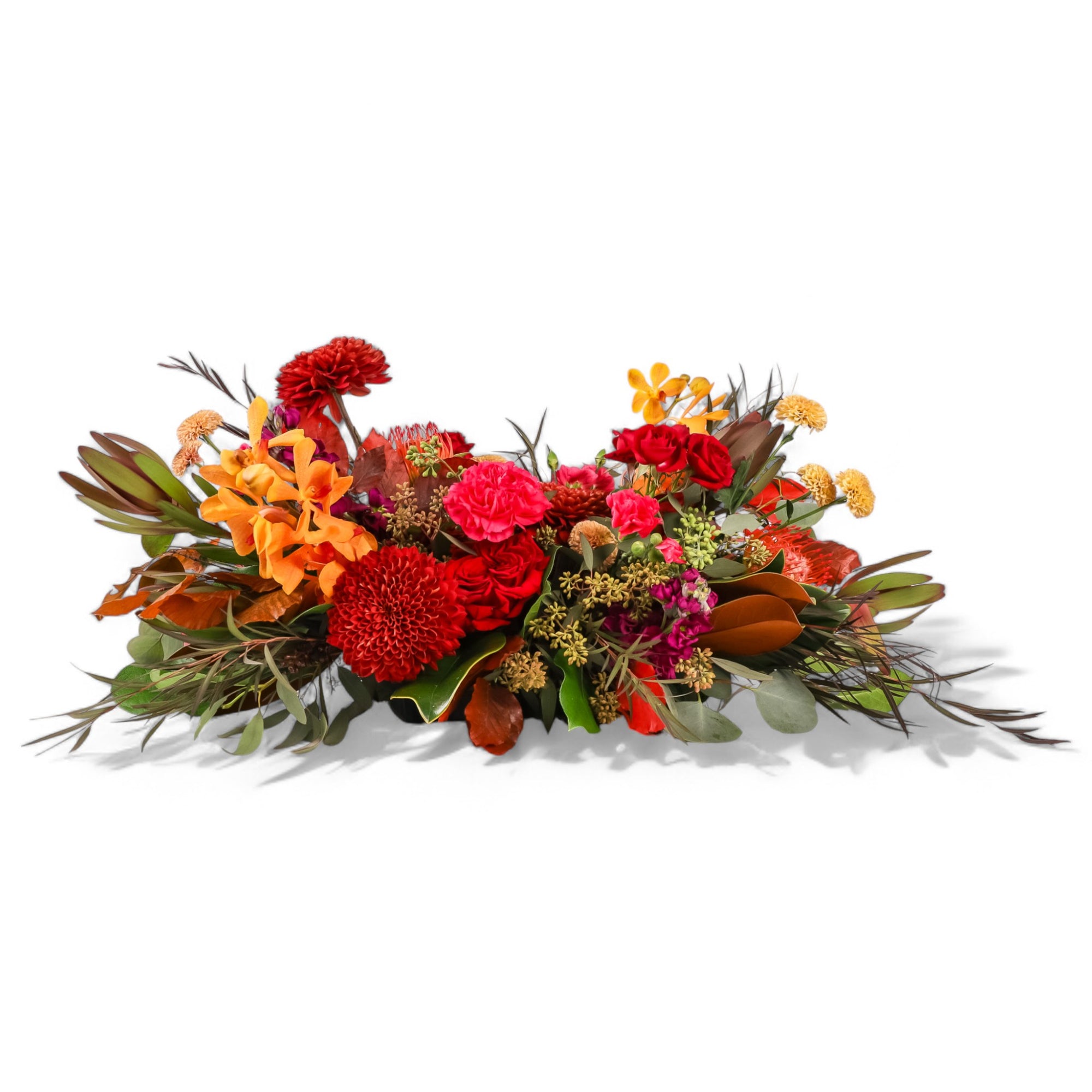 Autumn Harvest Centerpiece from Green Fresh Florals + Plants