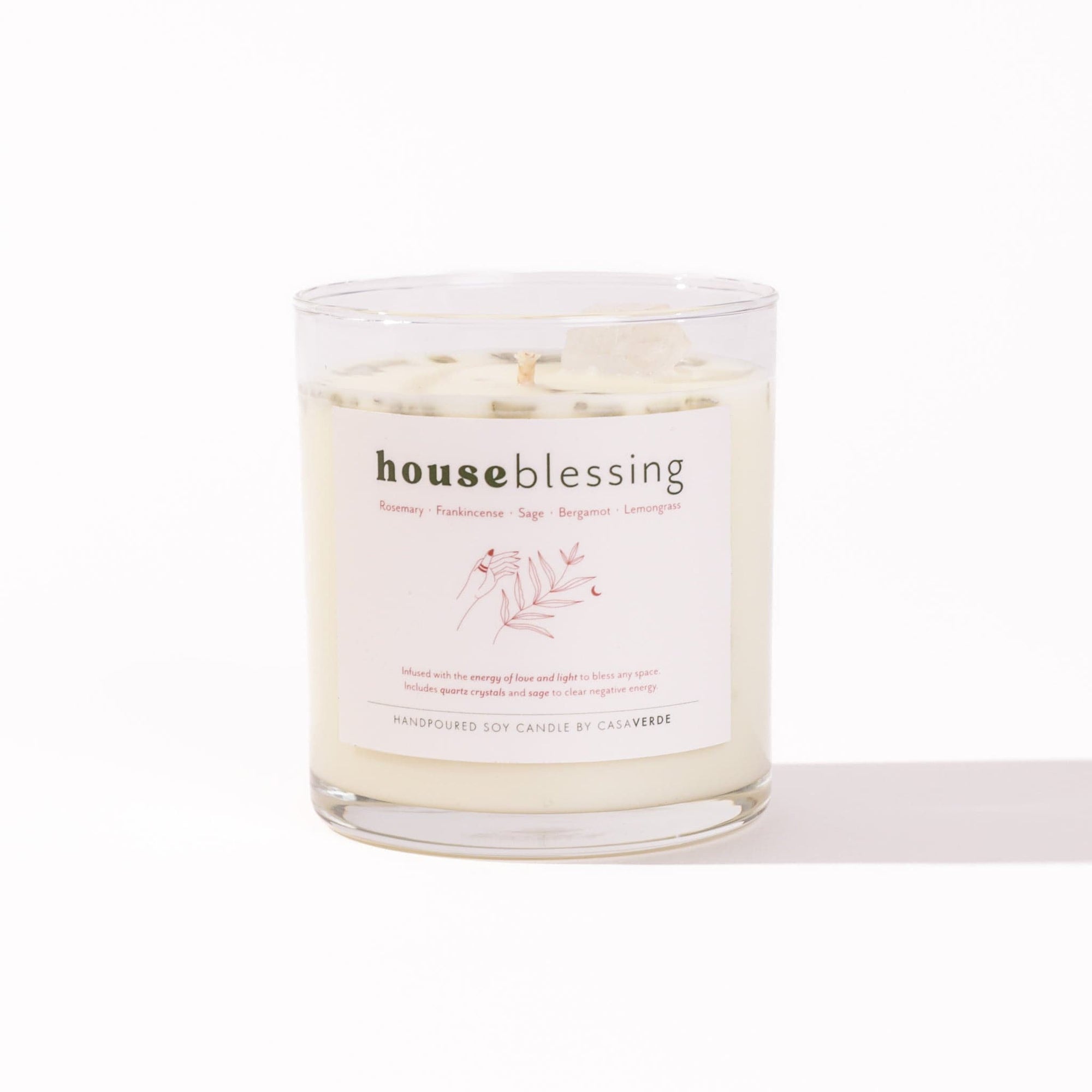 Casa Verde House Blessing Candle - Green Fresh Florals + Plants