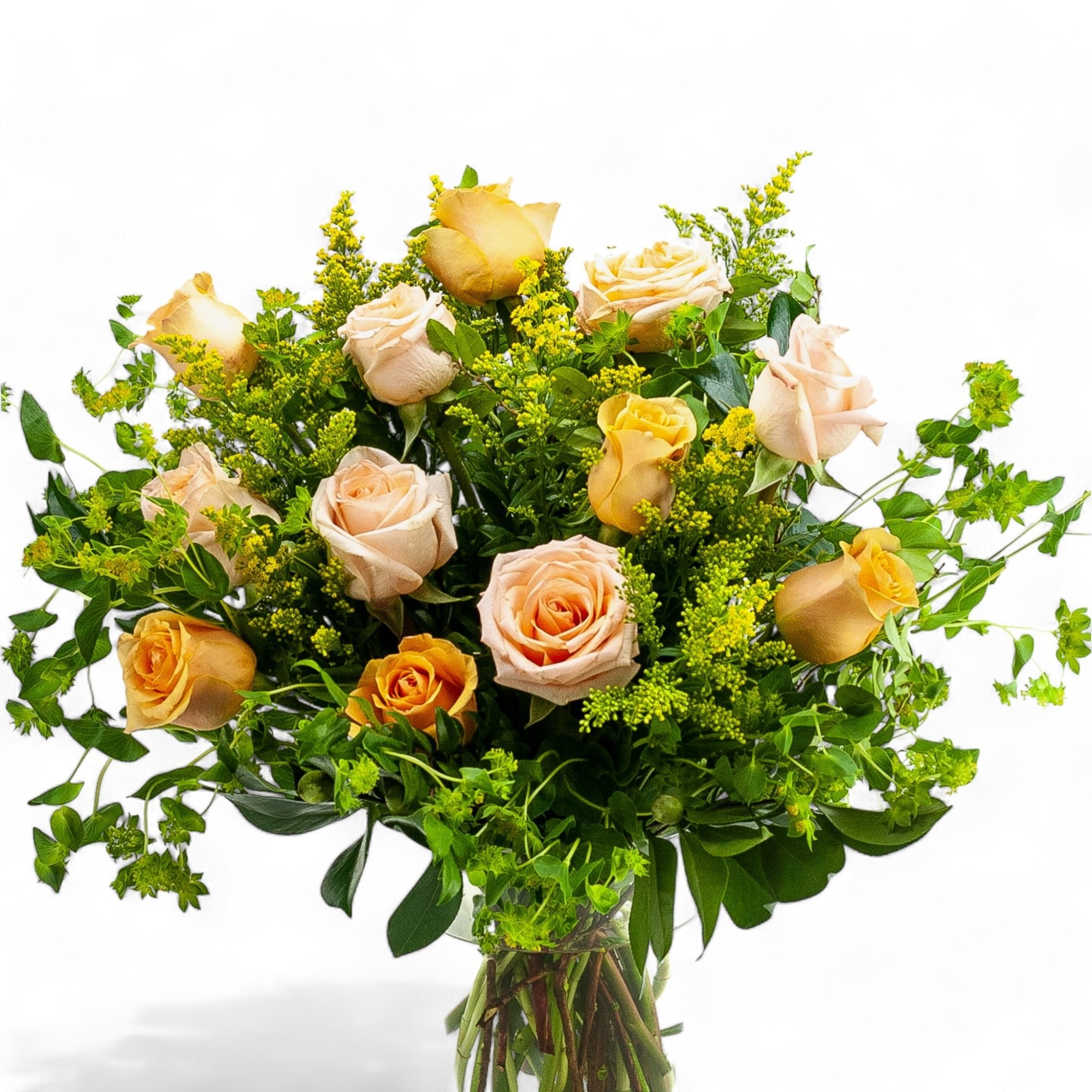 Coral Long - Stem Roses - Green Fresh Florals + Plants