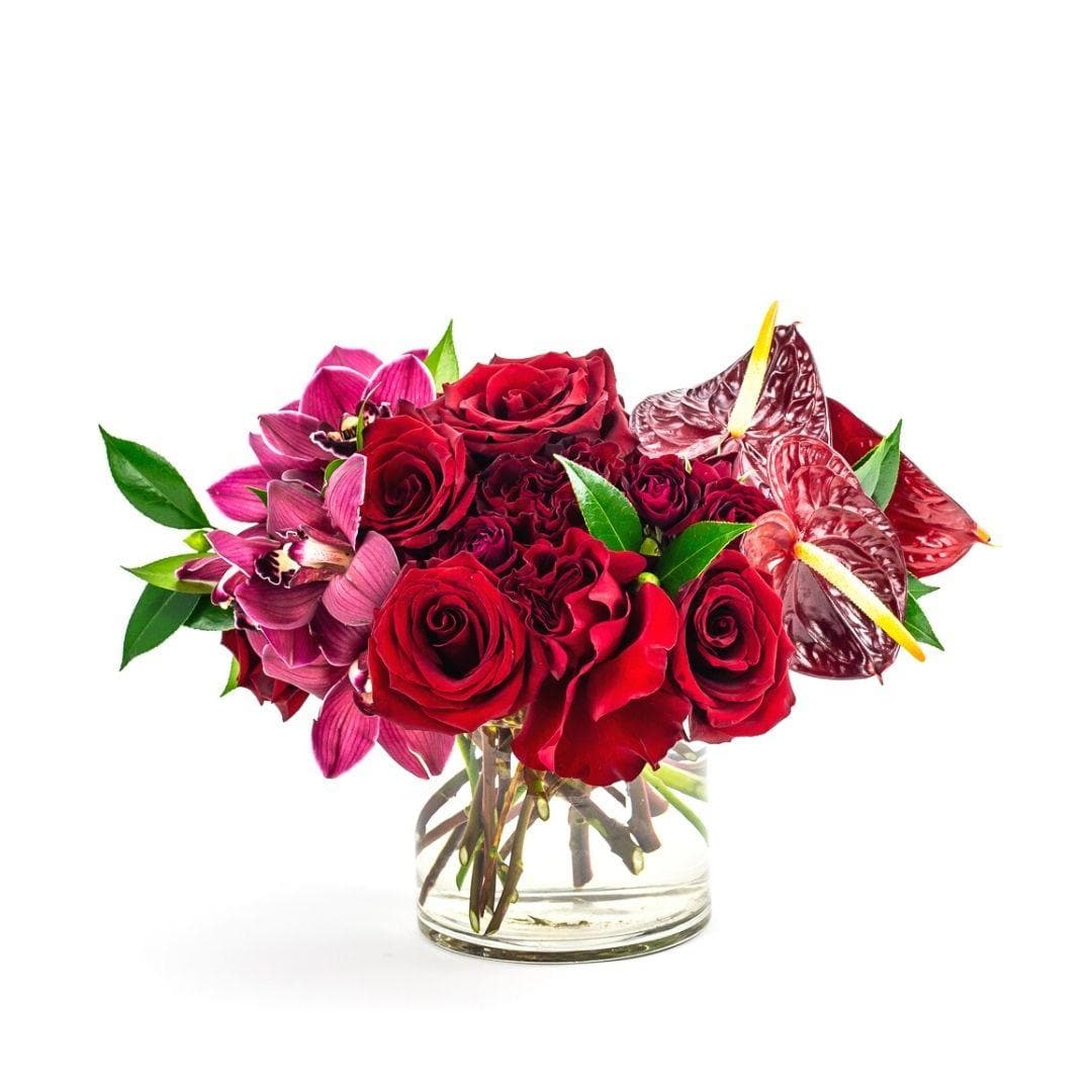 Crimson Crush Floral - Green Fresh Florals + Plants