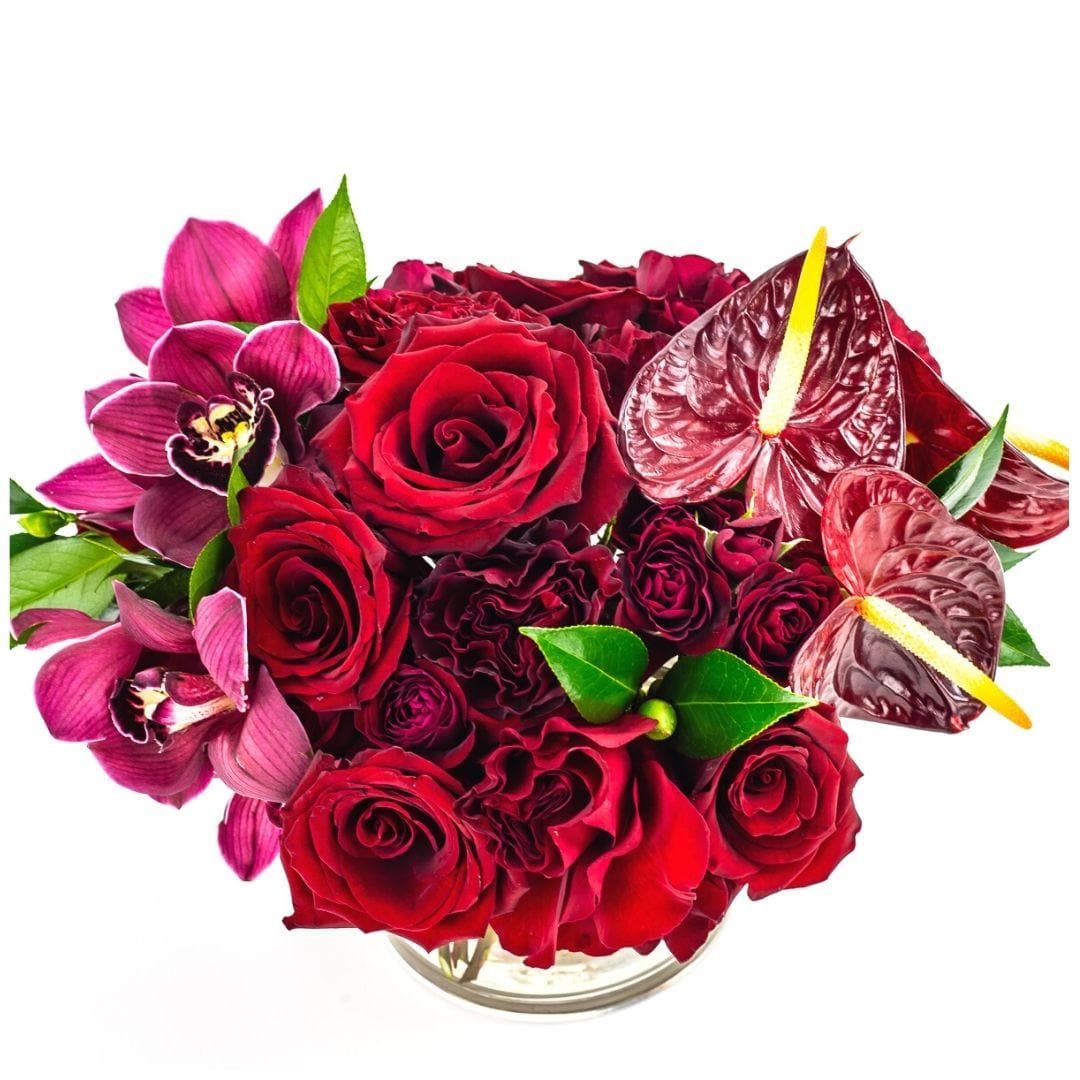 Crimson Crush Floral - Green Fresh Florals + Plants