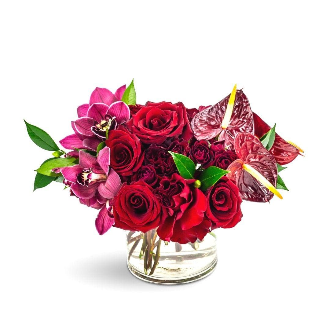 Crimson Crush Floral - Green Fresh Florals + Plants