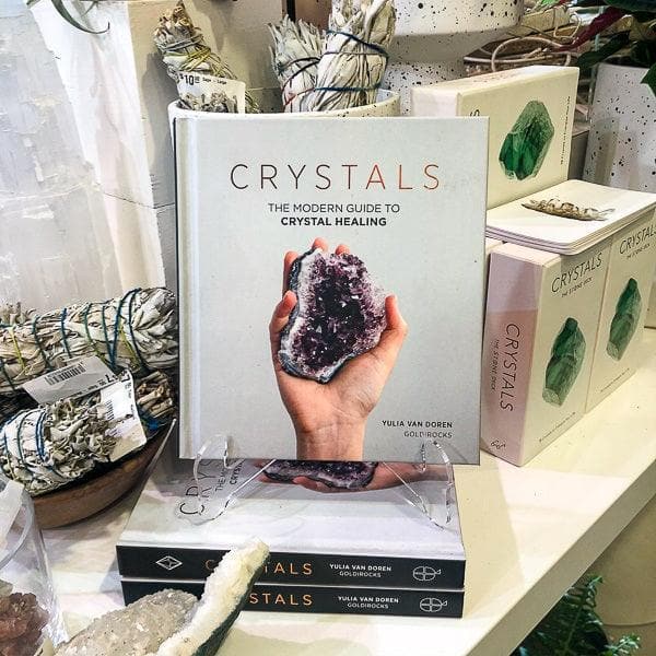 Crystals: The Modern Guide to Crystal Healing - Green Fresh Florals + Plants