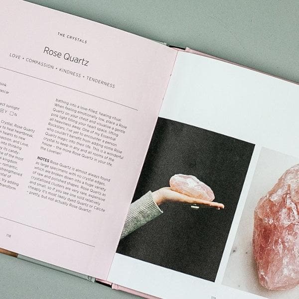 Crystals: The Modern Guide to Crystal Healing - Green Fresh Florals + Plants