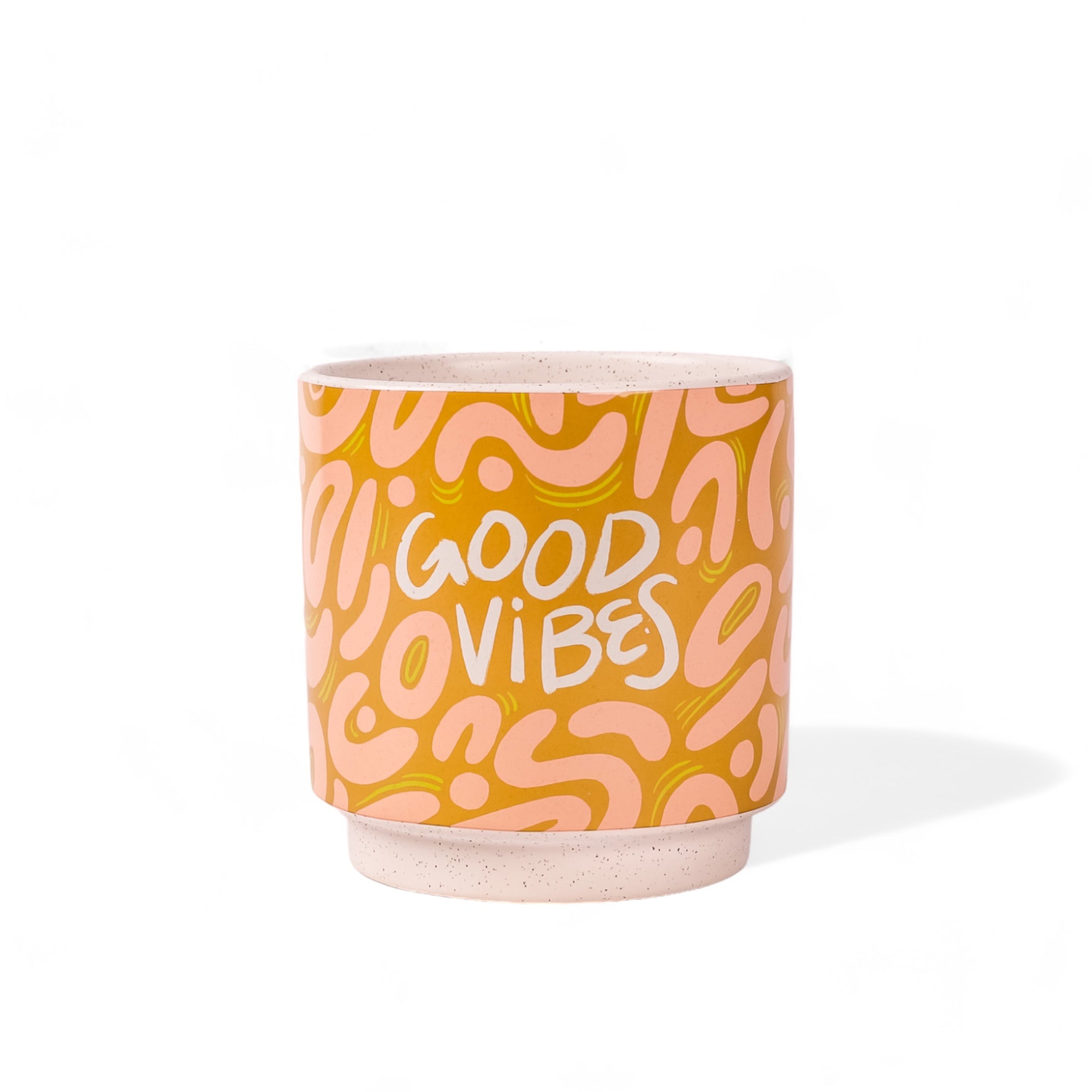 Funky Phrases Pot Collection - Green Fresh Florals + Plants