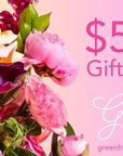 Green Gift Card - Green Fresh Florals + Plants