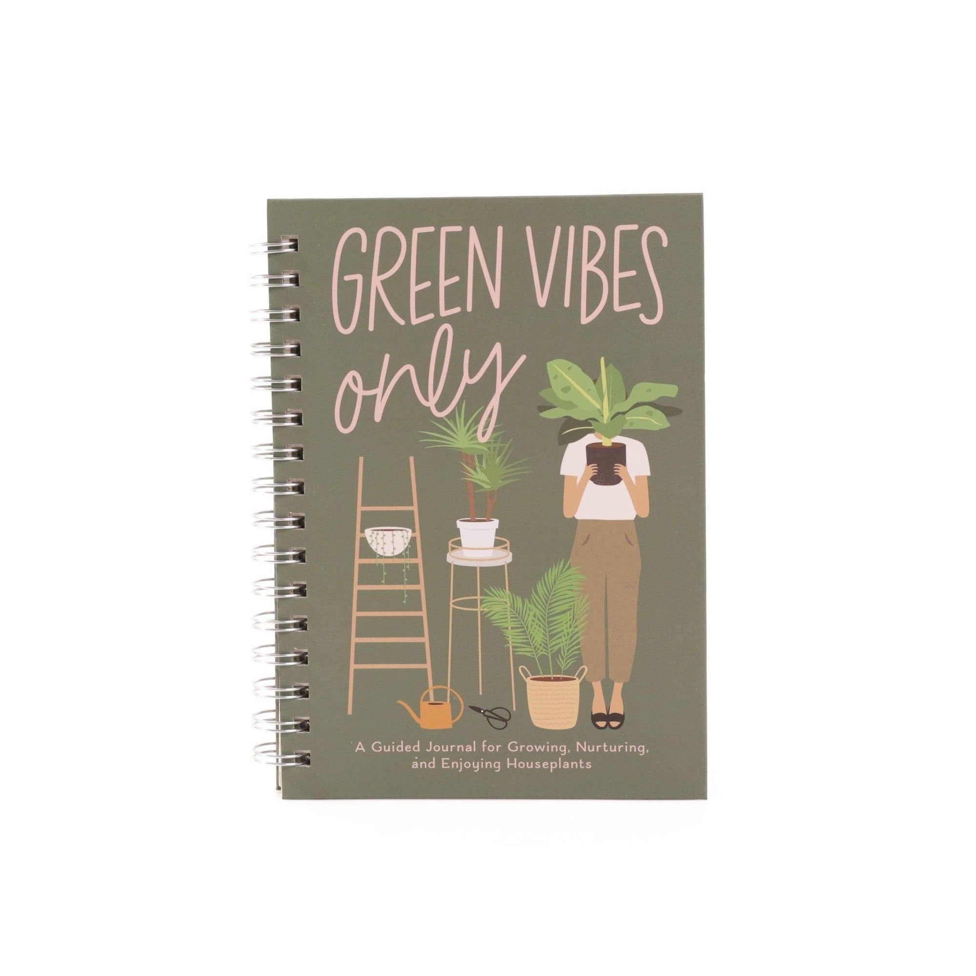 Green Vibes Only House Plant Journal - Green Fresh Florals + Plants