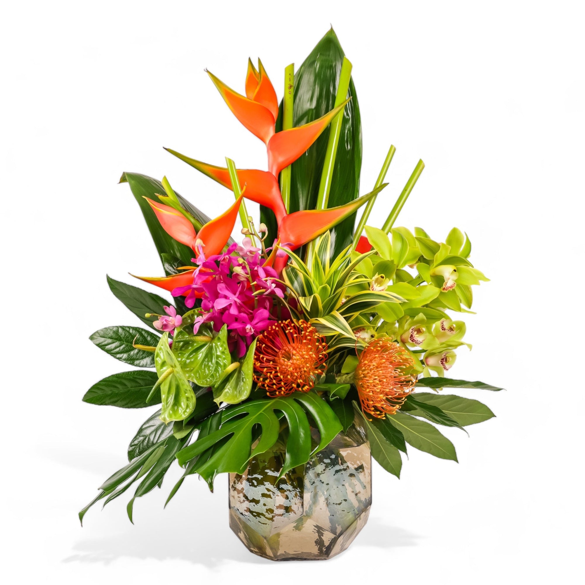 Hilo Beauty Designer Floral - Green Fresh Florals + Plants