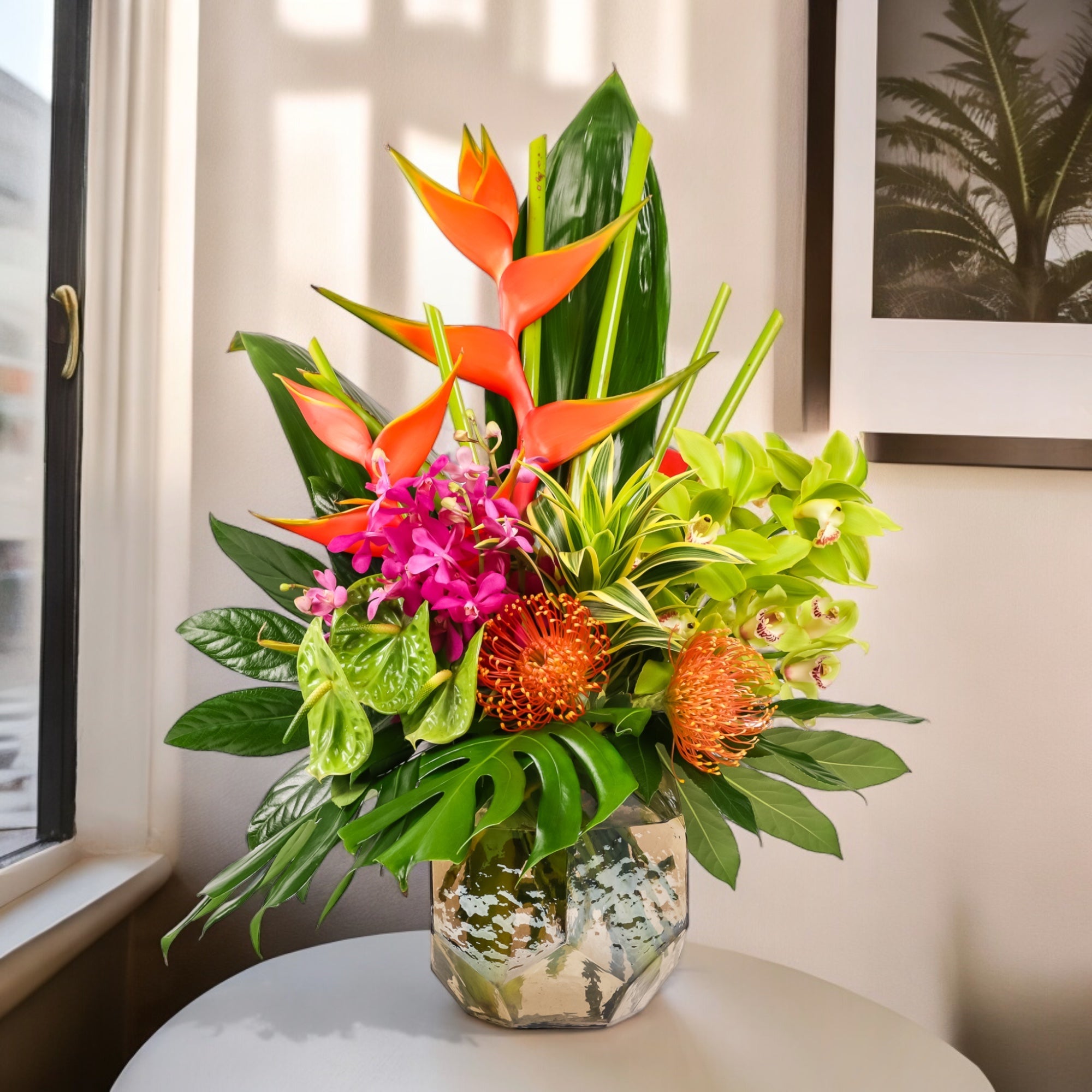 Hilo Beauty Designer Floral - Green Fresh Florals + Plants