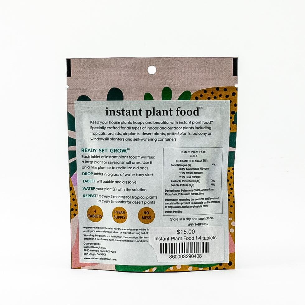 Instant Plant Food - Green Fresh Florals + Plants