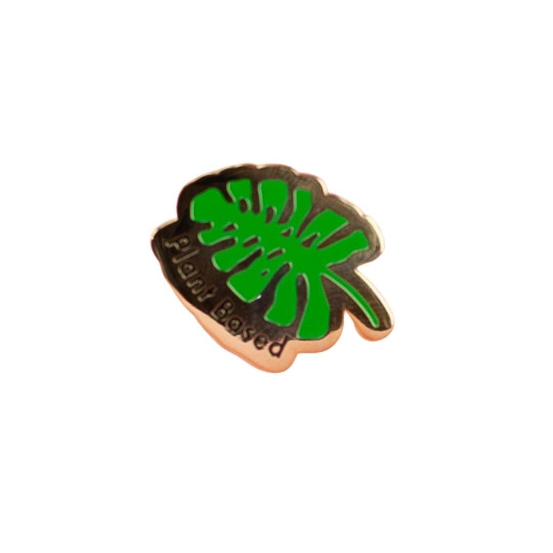 Monstera Leaf Lapel Pin - Green Fresh Florals + Plants