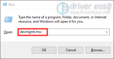 open device manager