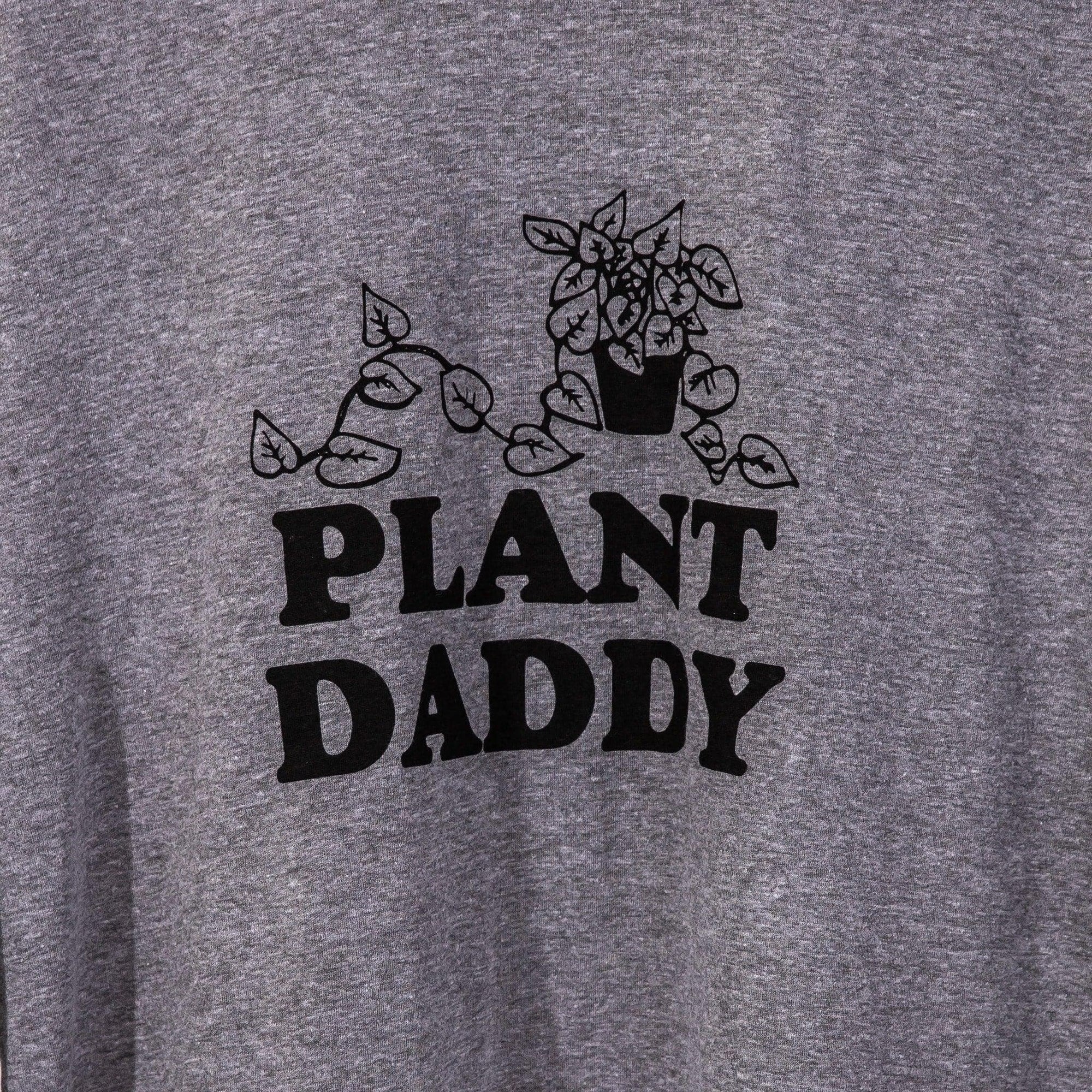 Plant Daddy Long Sleeve Tee - Green Fresh Florals + Plants