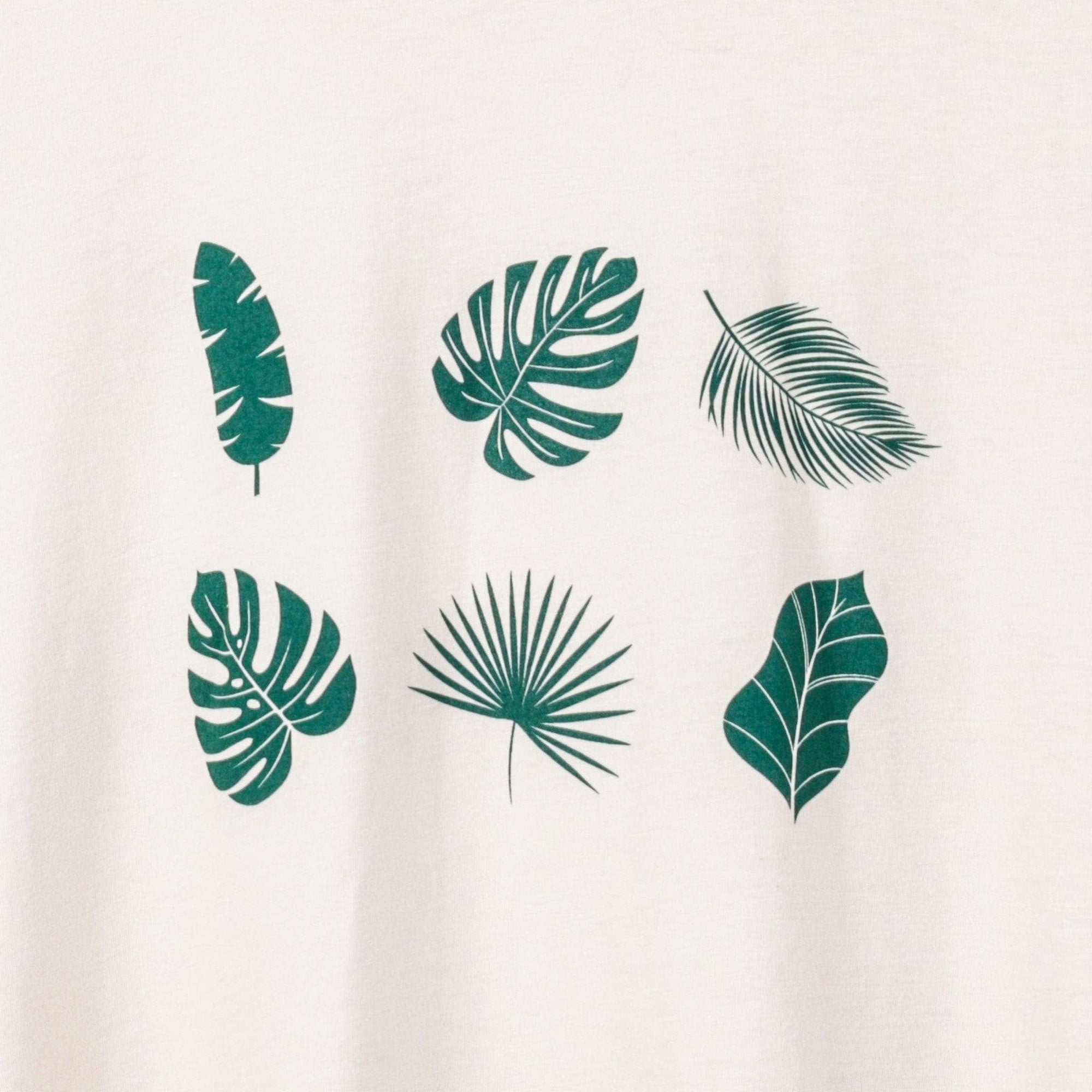 Plant Leaf T-Shirt - Green Fresh Florals + Plants