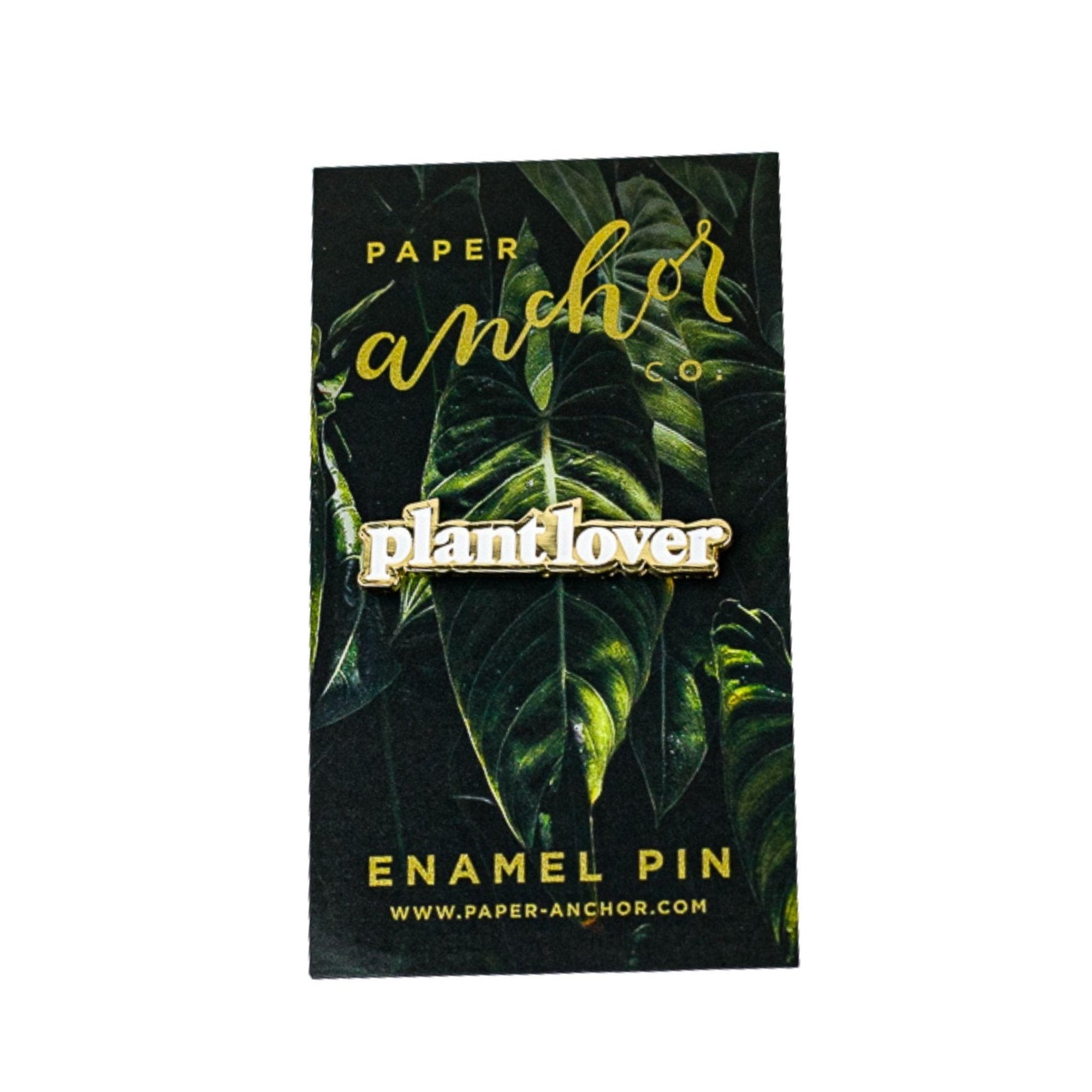 Plant Lover Lapel Pin - Green Fresh Florals + Plants