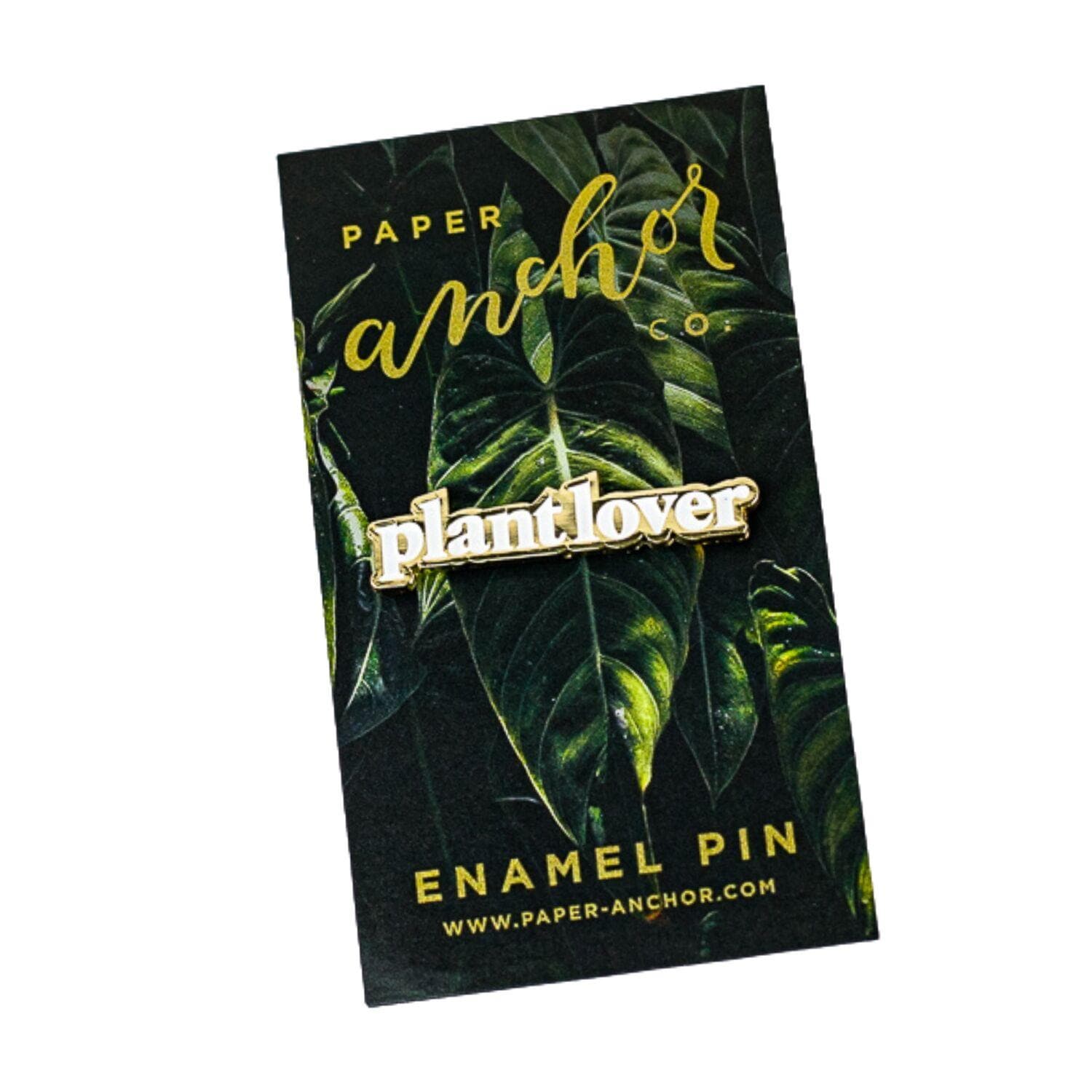 Plant Lover Lapel Pin - Green Fresh Florals + Plants