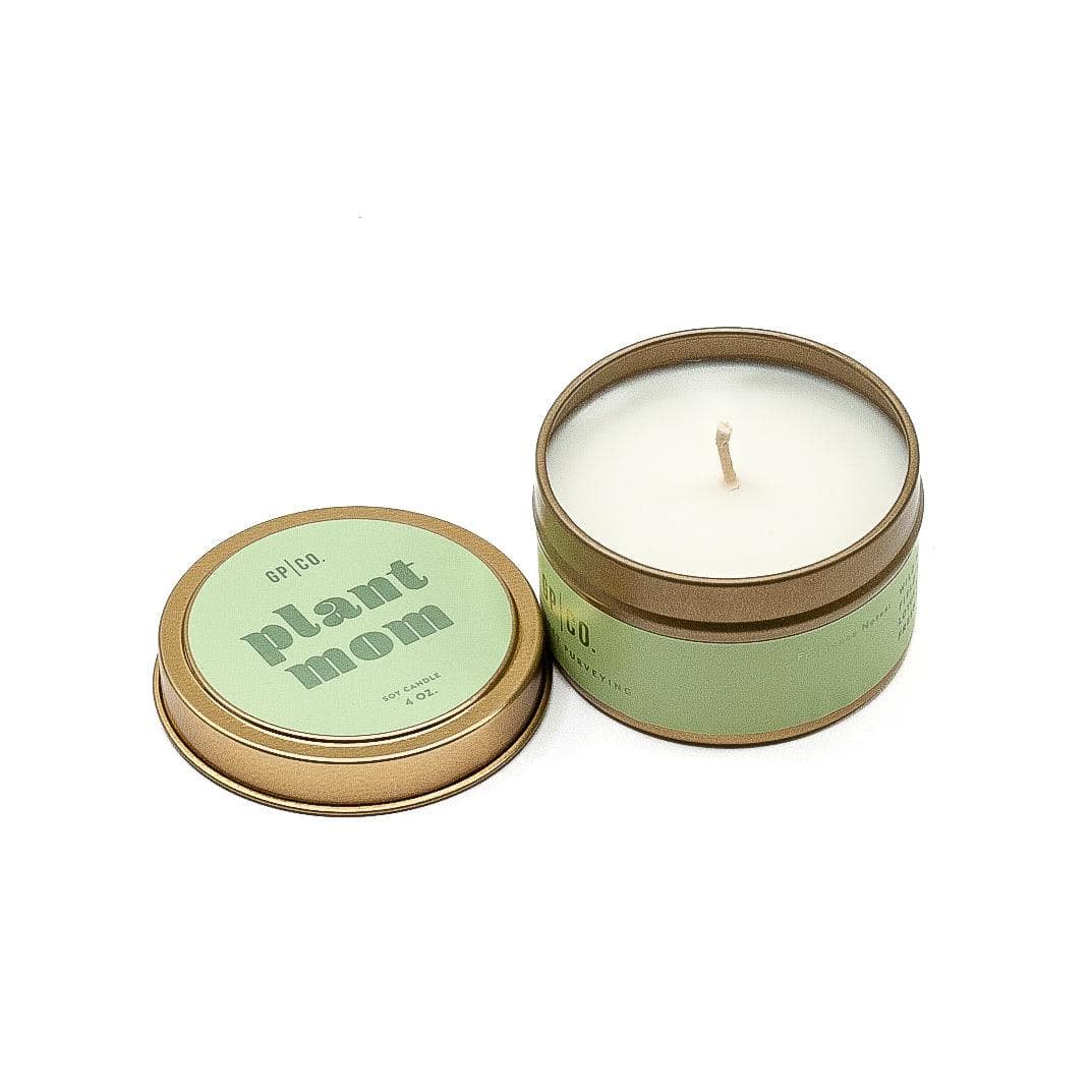 Plant Mom Candle - Green Fresh Florals + Plants