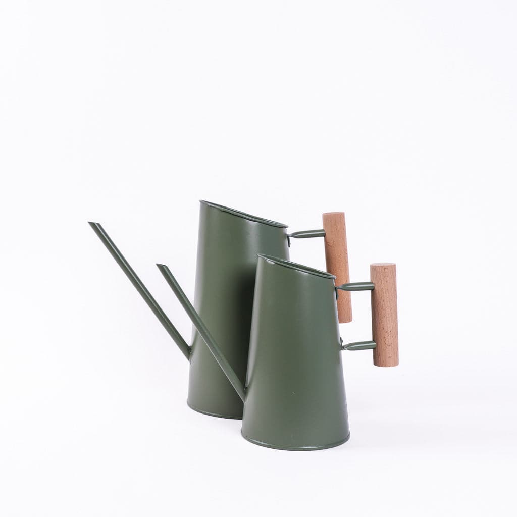 Preston Watering Can - Green Fresh Florals + Plants