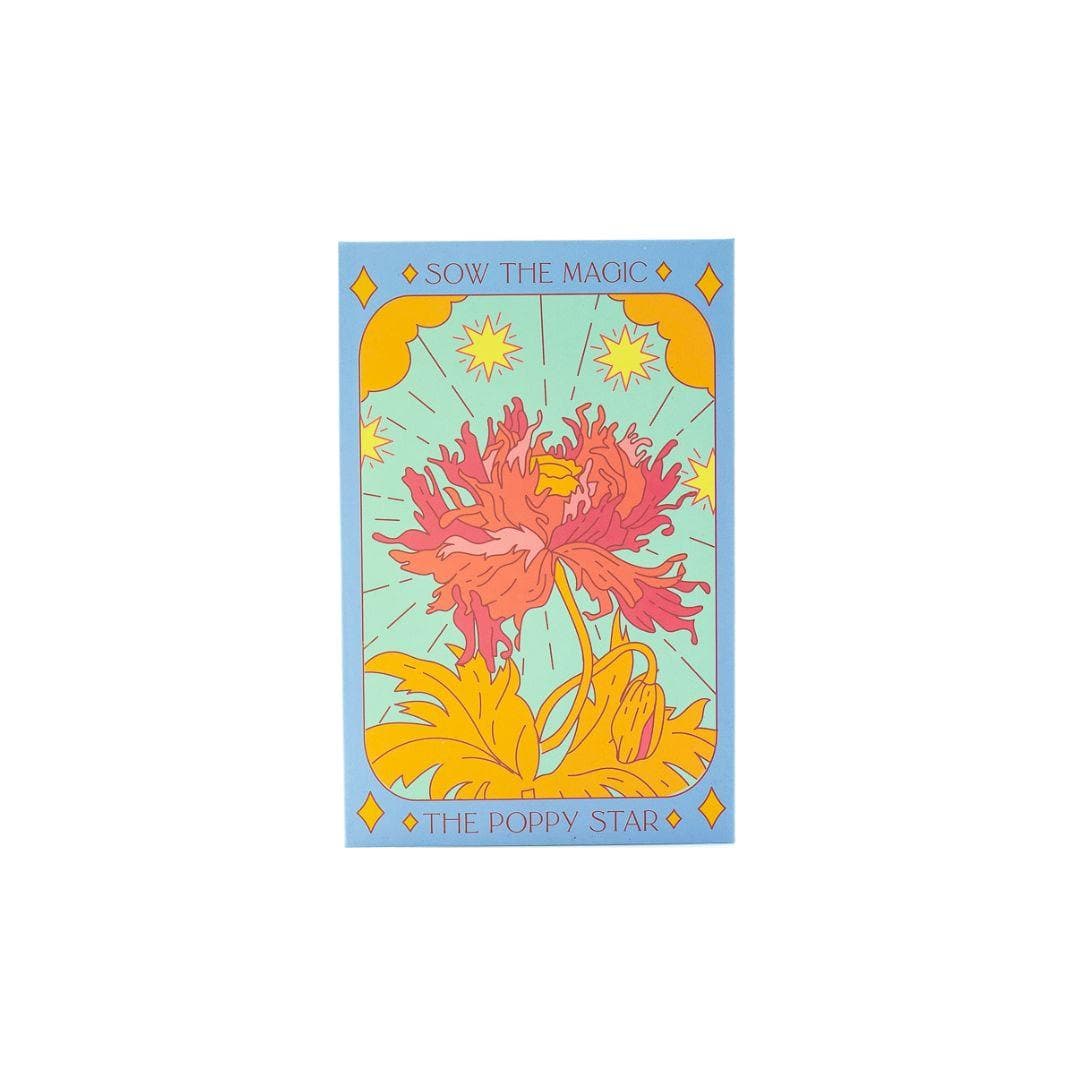 Sow the Magic Tarot Card Seed Collection - Green Fresh Florals + Plants