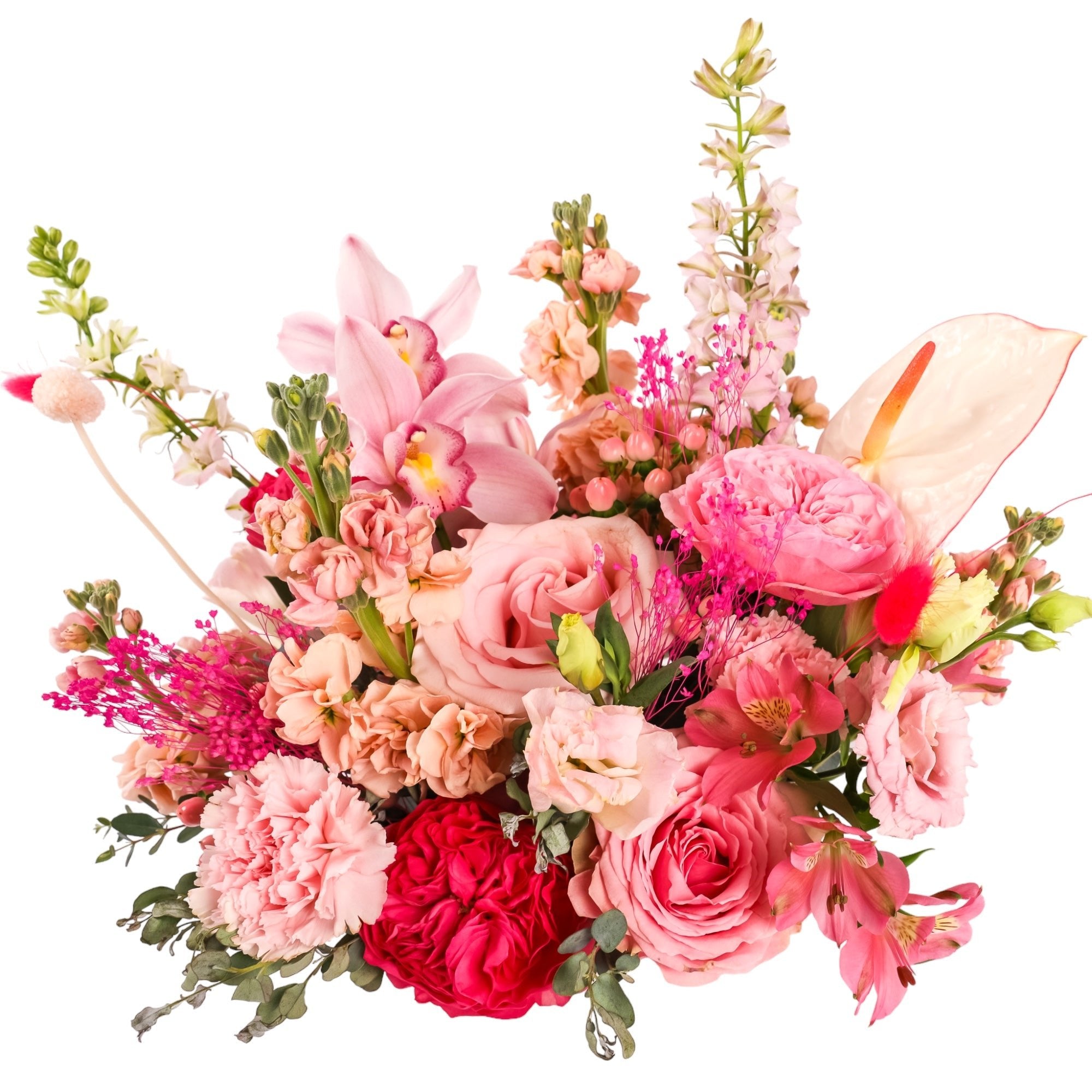 Tickled Pink Designer Floral - Green Fresh Florals + Plants