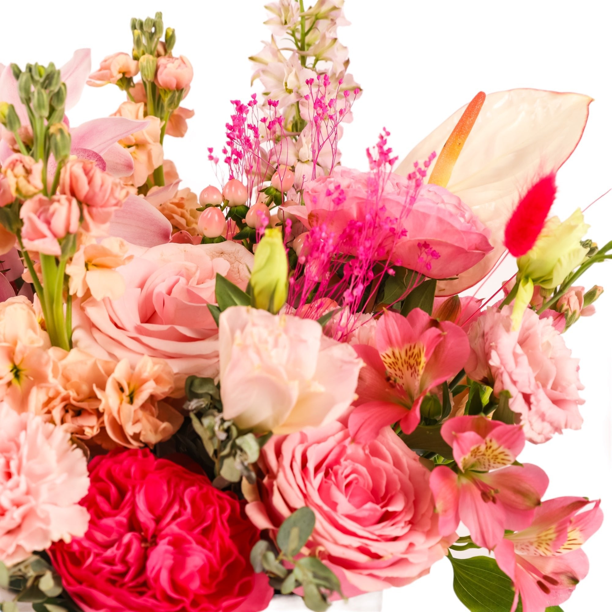 Tickled Pink Designer Floral - Green Fresh Florals + Plants