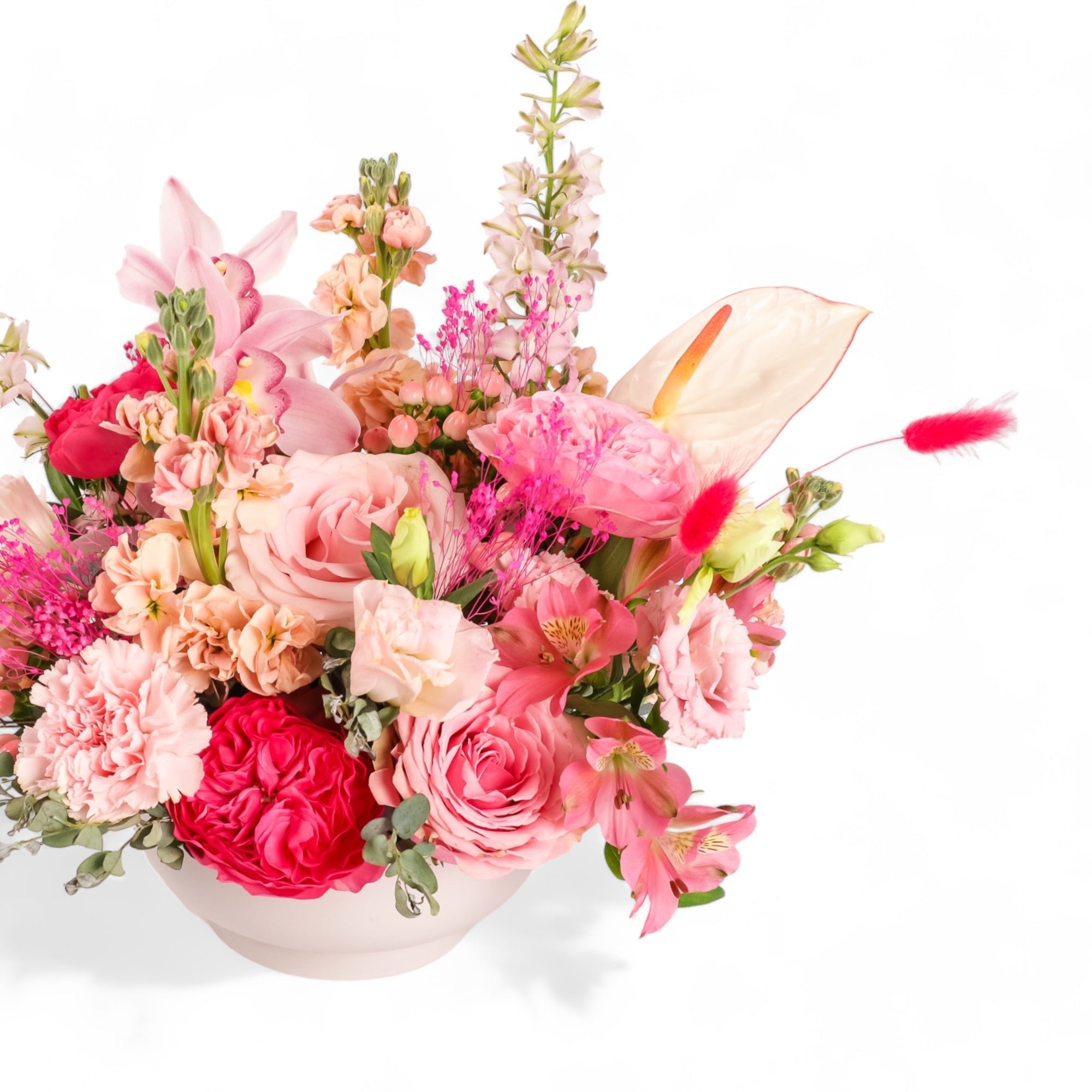 Tickled Pink Designer Floral - Green Fresh Florals + Plants