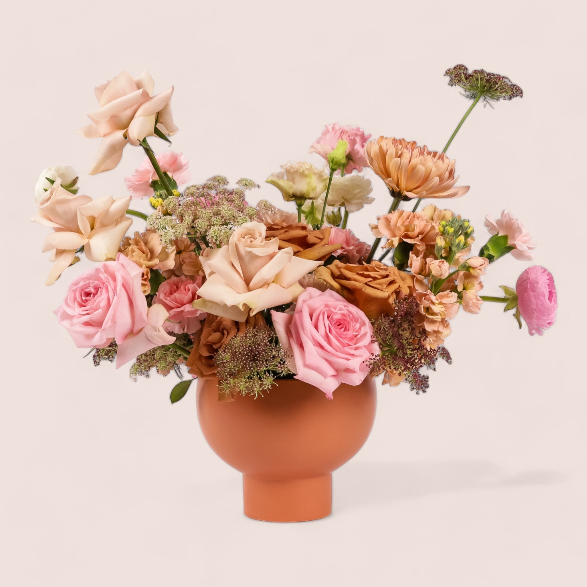 Toffee Twirl Designer Floral - Green Fresh Florals + Plants