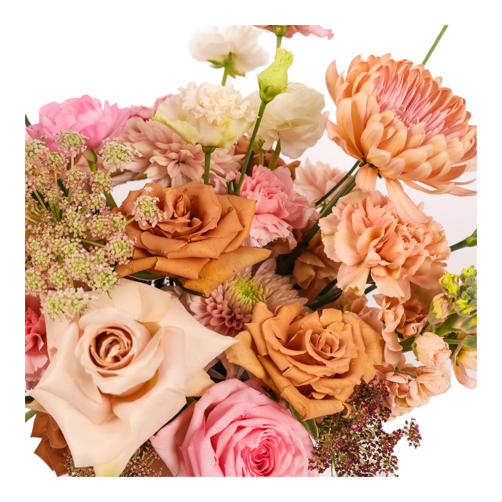 Toffee Twirl Designer Floral - Green Fresh Florals + Plants