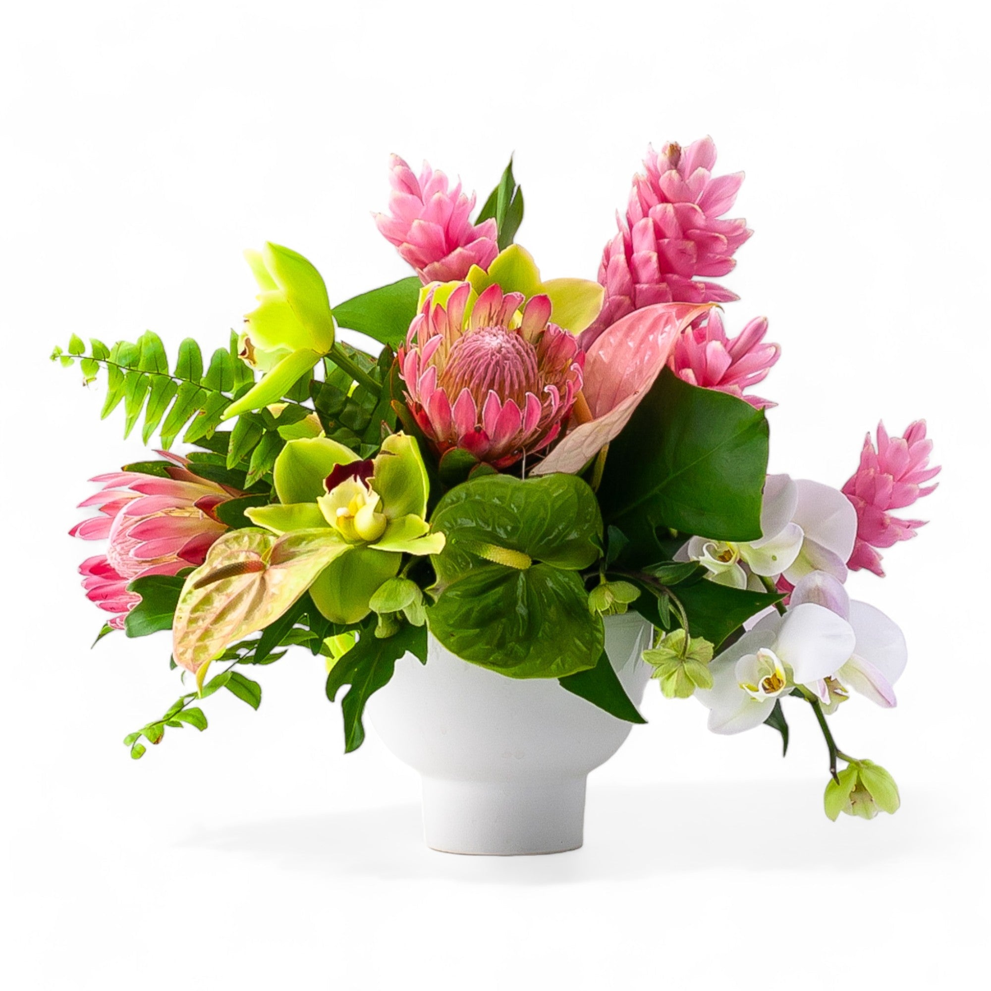 Tropical Escape Designer Floral - Green Fresh Florals + Plants