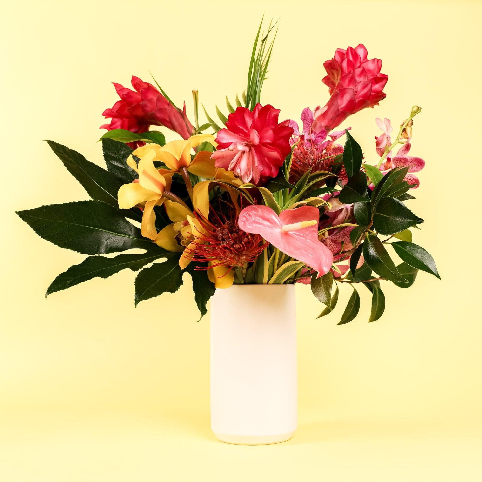 Tropical Paradise Designer Floral - Green Fresh Florals + Plants