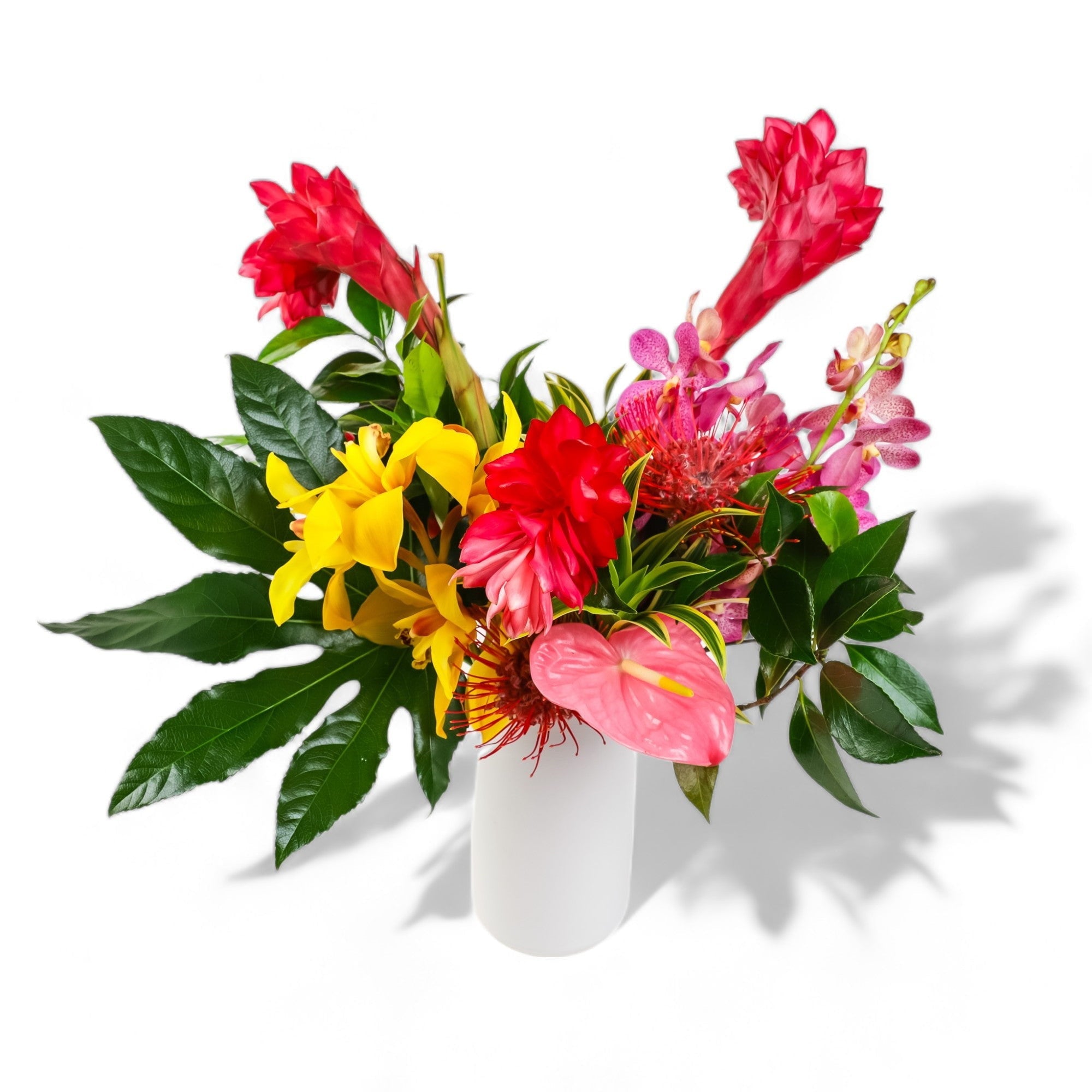 Tropical Paradise Designer Floral - Green Fresh Florals + Plants