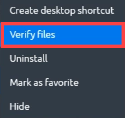 verify game files Rainbow Six Siege Uplay