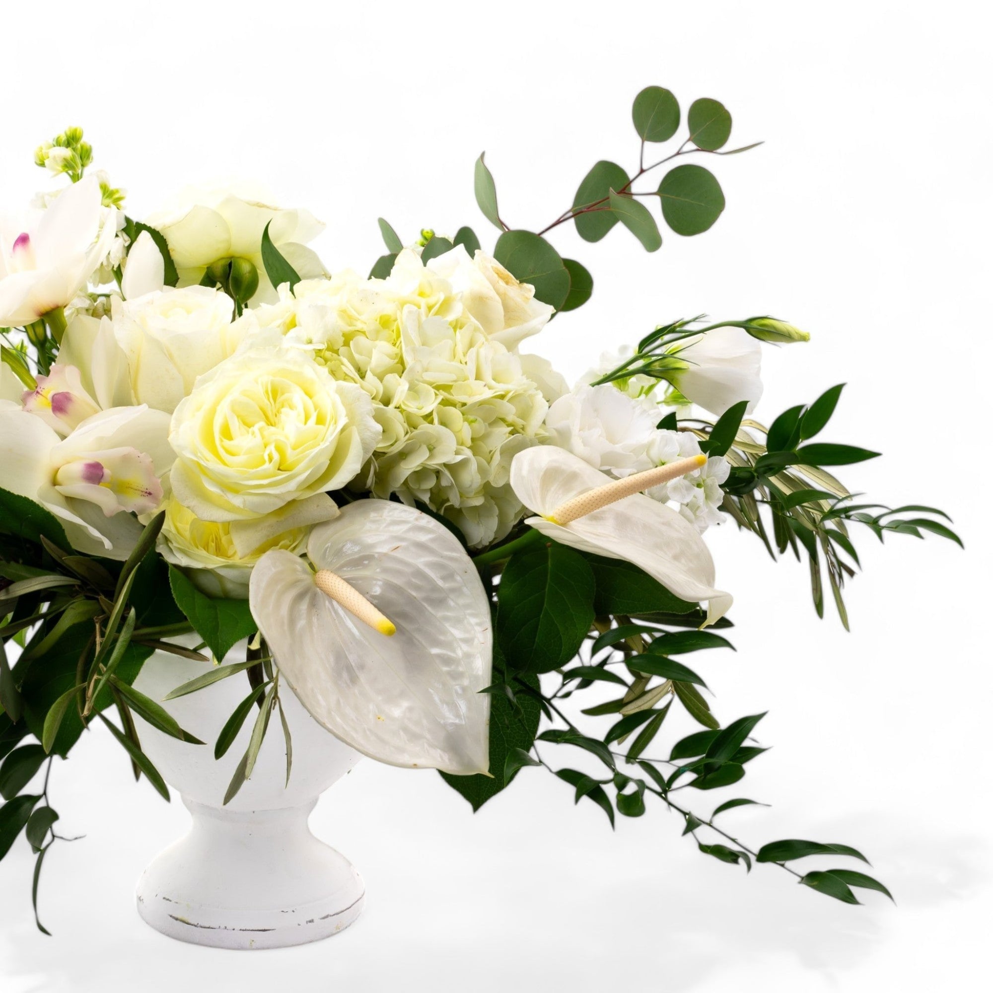 White Whispers Designer Floral - Green Fresh Florals + Plants