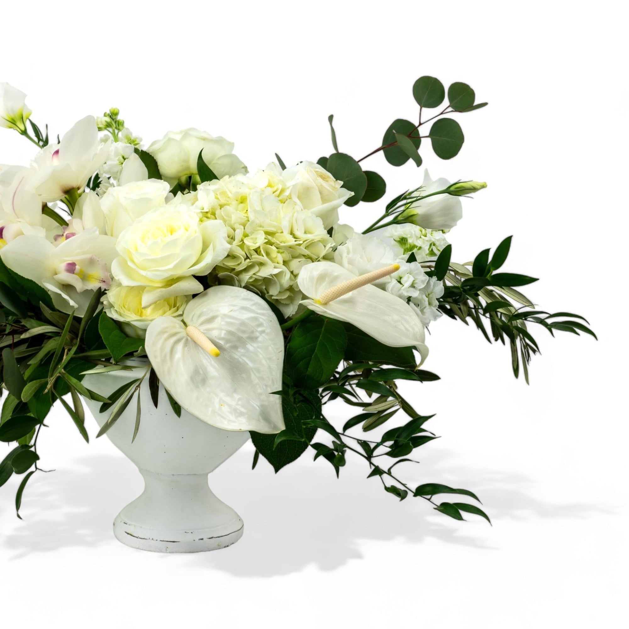 White Whispers Designer Floral - Green Fresh Florals + Plants