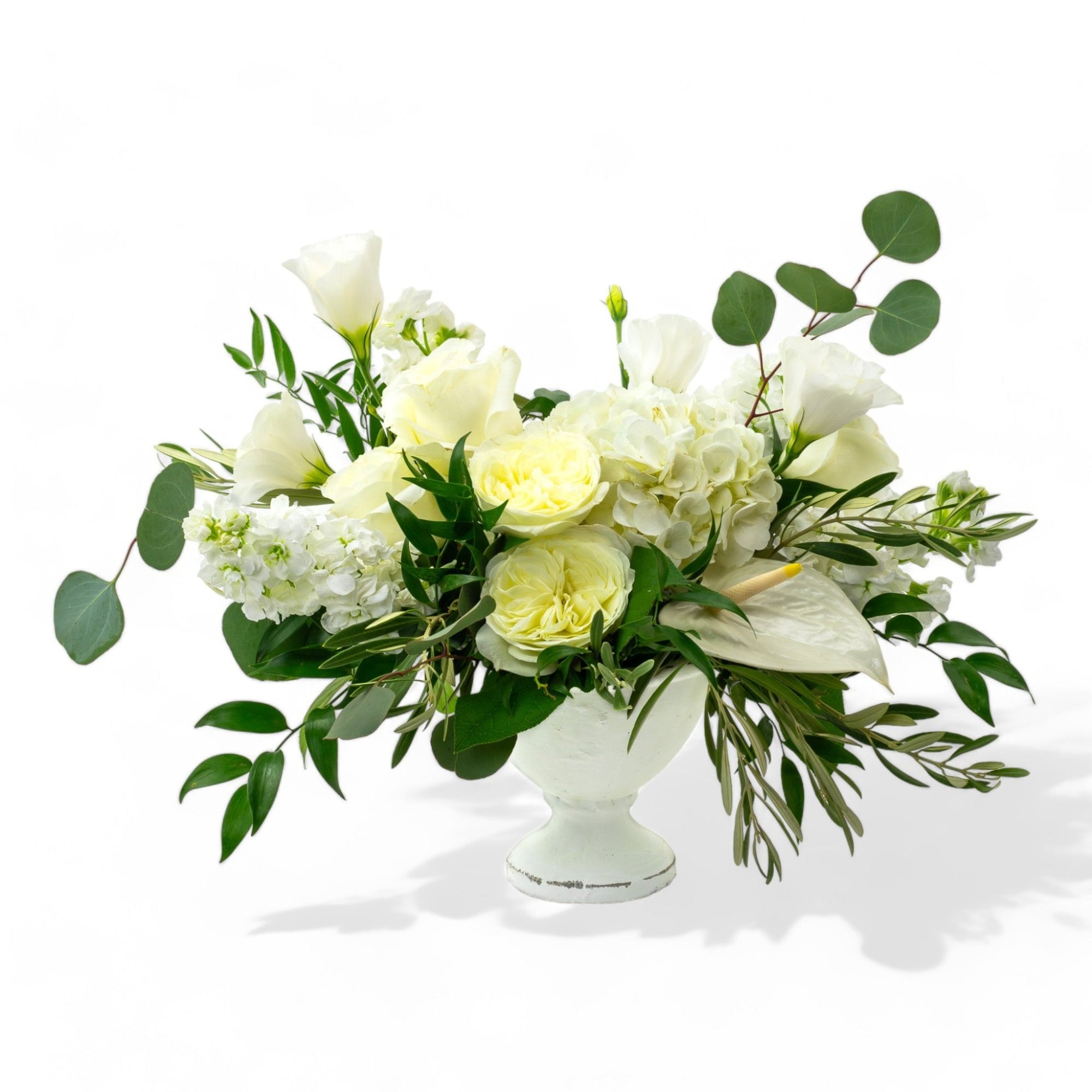 White Whispers Designer Floral - Green Fresh Florals + Plants