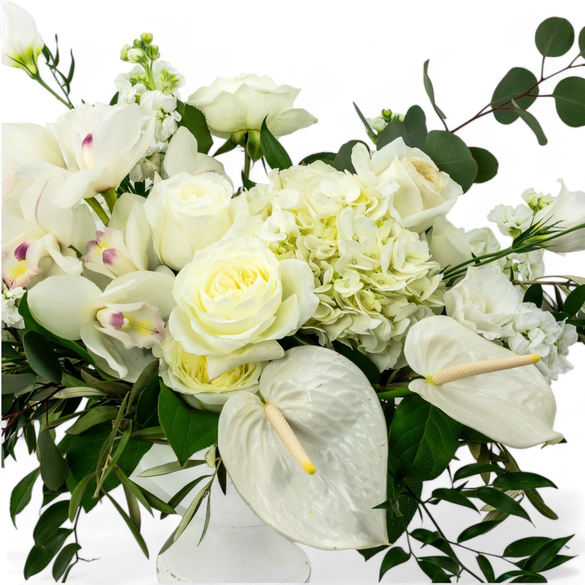 White Whispers Designer Floral - Green Fresh Florals + Plants