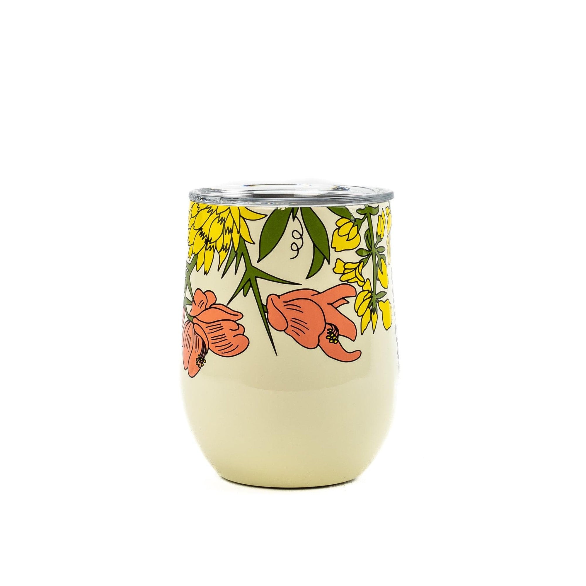 Wildflower Stemless Cup - Green Fresh Florals + Plants